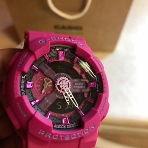 Pink Gshock watch girls brand new g shock Casio